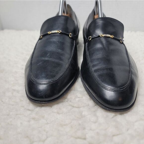 Vintage Salvatore Ferragamo Men\'s Leather Loafer Shoes Size 9EE main image 7
